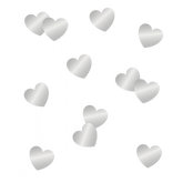 Tafconfetti Zilveren Hartjes 14gr